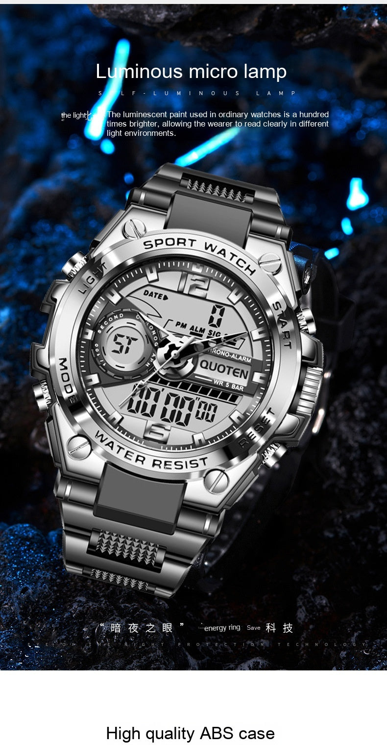 Waterproof Sports Electronic Quartz Watches Business Trends Watch Multi-function